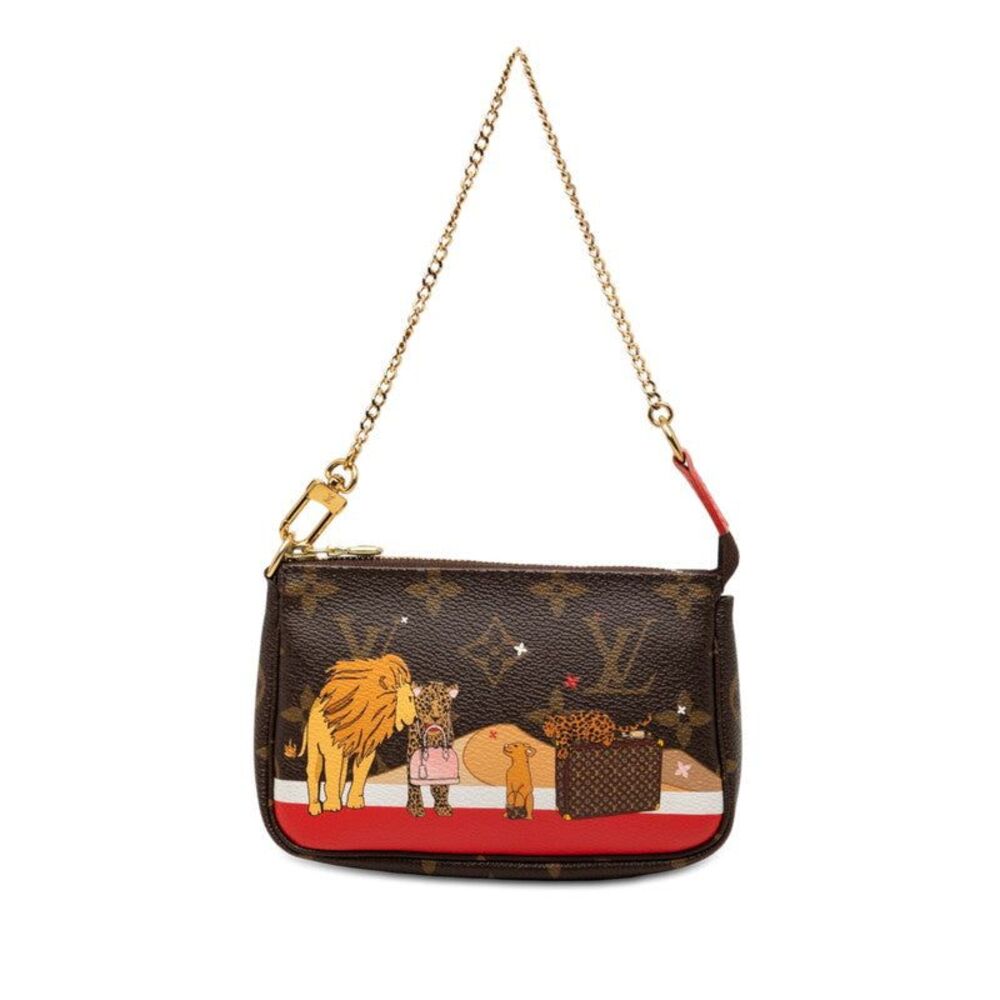 Louis Vuitton Monogram Chain Handbag Pouch